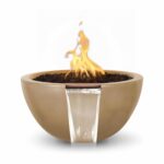 30 Inch Lunar Fire and Water Bowl OPT-LUNFW30 The Outdoor Plus