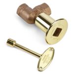 HPC Fire 3/4 Inch Angled Gas Fire Pit Shut Off Valve
