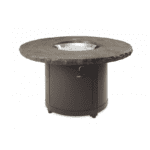 Marbleized Noche Beacon Chat Height Gas Fire Pit Table