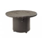 Marbleized Noche Beacon Chat Height Gas Fire Pit Table