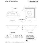 Maya Fire Bowl 30 Inch Square The Outdoor Plus