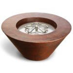 Mesa Hammered Copper Gas Fire Pit Bowl MESA32 HPC