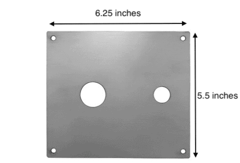 Push Button Ignitor Mounting Plate