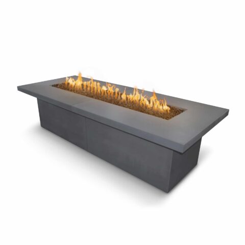 The Newport Fire Table with Gray Finish