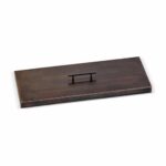Rectangular Oil Rubbed Bronze Drop-In Fire Pit Pan Lid