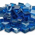 Pacific Blue Luster 1/2 Inch Fire Glass