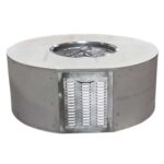 HPC Round Ready To Finish Fire Pit Enclosure Kit Gas Tank Storage