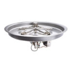 HPC Round Bowl Fire Pit Insert with Electronic Ignition