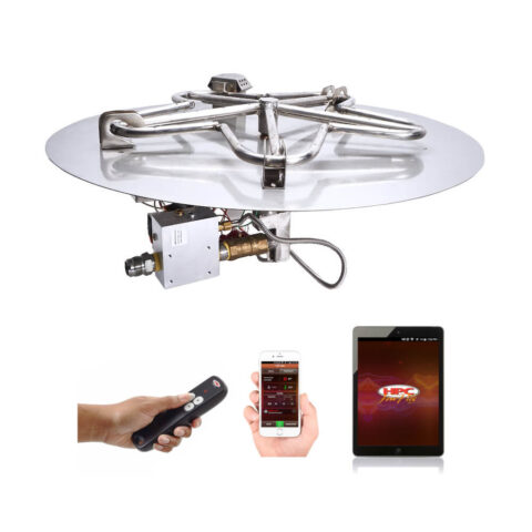 HPC Round Flat Pan Torpedo Burner Electronic Ignition