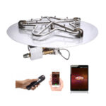 HPC Round Flat Pan Torpedo Burner Electronic Ignition