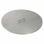 Stainless Steel Fire Pit Cover - Round - 28 Inches