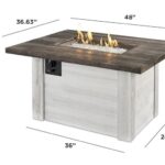 Alcott Rectangular Fire Pit Table