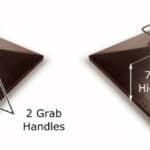 HPC Sedona Square Hammered Copper Fire Bowl Cover