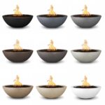 48 Inch Diameter Sedona Fire Bowl - Narrow Ledge Fire Pit