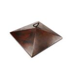 HPC Sierra Square Smooth Copper Fire Bowl Cover