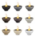 Sonoma 38 Inch GFRC Fire Pit Bowl by The Outdoor Plus Company