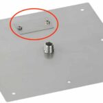 American Fire Glass Location of the removable plate for the location of the fire pit spark Ignition probe