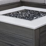 Square Fire Pit Pan with Match Light Kit - SS-SQPMKIT / American Fireglass