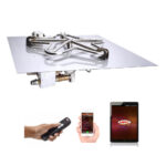 HPC Electronic Ignition Square Flat Insert Penta Burner