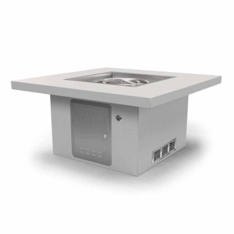 Ready-to-Finish Square Table Fire Pit Form by The Outdoor Plus