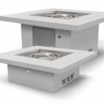Ready-to-Finish Square Table Fire Pit Form by The Outdoor Plus