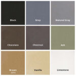 The Outdoor Plus Standard GFRC Color options for Fire Pits