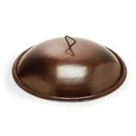HPC Tempe Round Hammered Copper Fire Bowl Cover