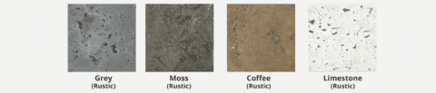 Rustic Color Finish Swatch for GRFC Fire Pit and Fire Bowls