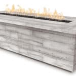 The Outdoor Plus Laguna Wood Grain Fire Pit OPT-LGNGF144