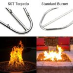 SST Torpedo Fire Pit H-Burner Kits - Stainless Steel