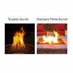 HPC Match Lit Round Flat Insert Torpedo Penta Burner