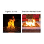 HPC Electronic Ignition Rectangle Insert Torpedo H Burner