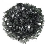 1/4 Inch Black Reflective Fire Glass - American Fire Glass