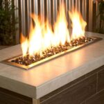 1/2 Inch Black Reflective Fire Glass by American FireGlass