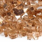 1/4 Inch Champagne Reflective Fire Glass - Fire Glass / American Fireglass
