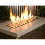 1/4 Inch Champagne Reflective Fire Glass - Fire Glass / American Fireglass
