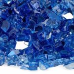 1/4 Inch Cobalt Reflective Fire Glass - American Fire Glass