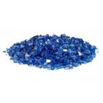 1/4 Inch Cobalt Reflective Fire Glass - American Fire Glass