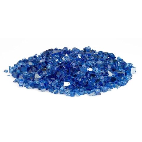 1/4 Inch Cobalt Reflective Fire Glass - American Fire Glass