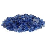 1/2 Inch Cobalt Reflective Fire Glass - by American Fireglass