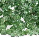 1/4 Inch Evergreen Reflective Fire Glass - Fire Glass / American Fireglass