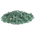 1/2 Inch Evergreen Reflective Fire Glass - Fire Glass / American Fireglass