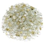 1/2 Inch Gold Reflective Fire Glass by American Fire Glass