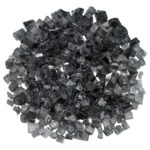 1/2 Inch Grey Reflective Fire Glass