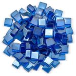 Pacific Blue Luster 1/2 Inch Fire Glass