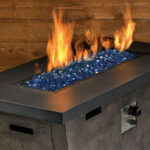 Pacific Blue Luster 1/2 Inch Fire Glass