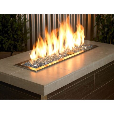 1/4 Inch Pacific Blue Reflective Fire Glass - American Fire Glass