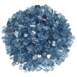 1/2 Inch Pacific Blue Reflective Fire Glass - Fire Glass / American Fireglass