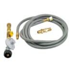 American Fire Glass Quick Connect Fire Pit Gas Connection Kit with Regulator for 20 lb Propane Bottle