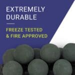Matte Black Lite Stone Ball Set AFG-FBL-MB